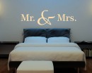 Mr. & Mrs. Quotes Wall Decal Love Vinyl Art Stickers
